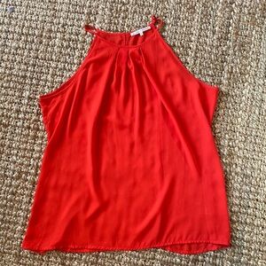 Violet & Claire Red/Coral Dress Tank Top Size XL
